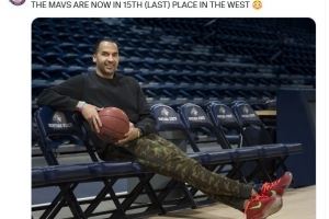 杀人还要诛心?湖人自媒体:独行侠目前排在西部第15 也就是垫底